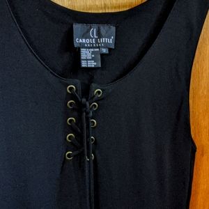 Carol Little black side slit maxi Sz 12